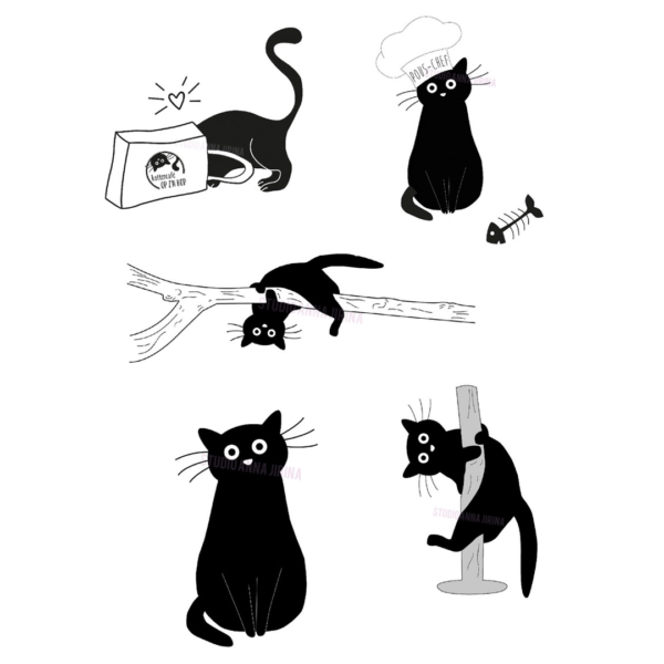 Illustraties voor Kattencafé Op Z’n Kop
