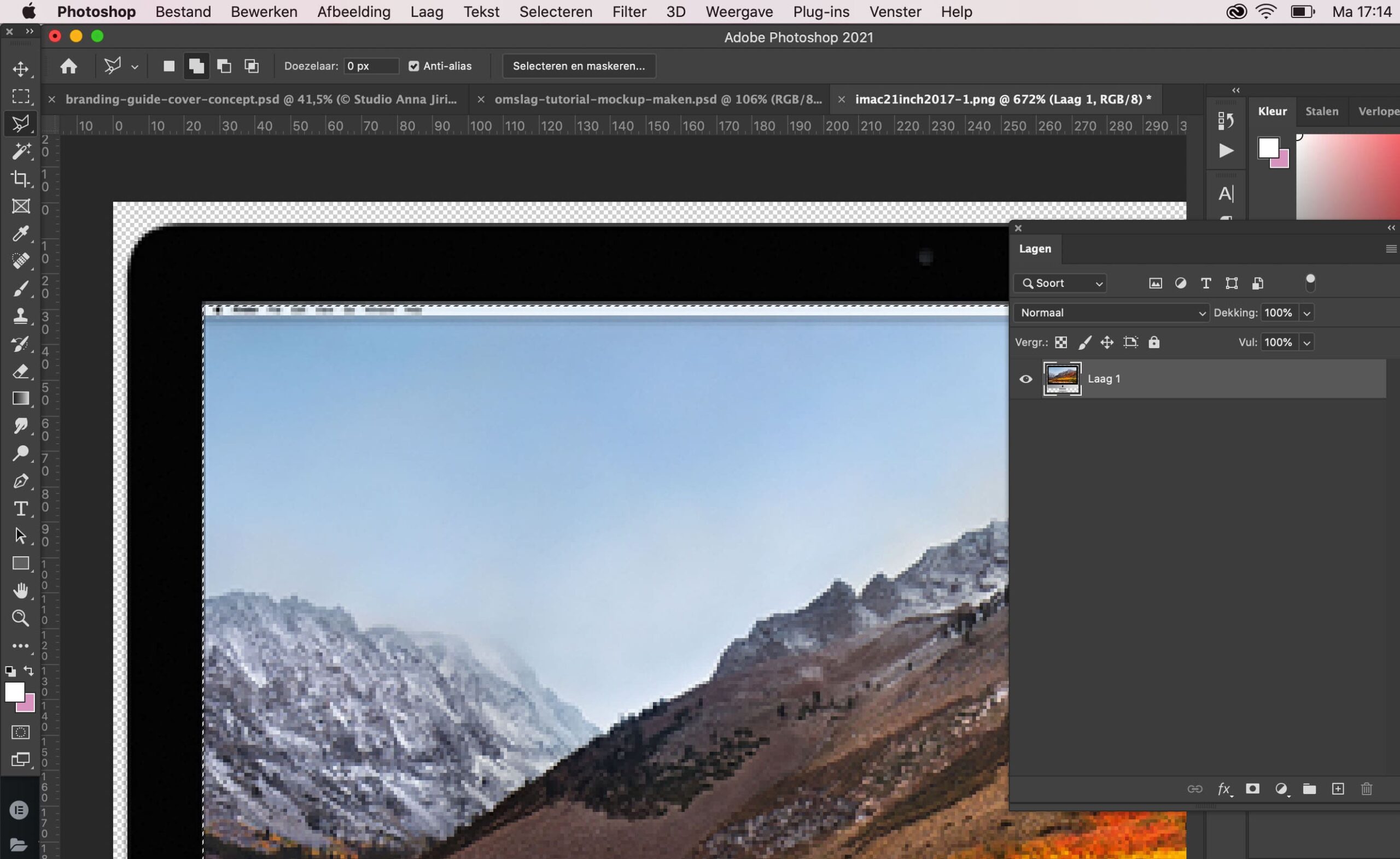 mockup maken