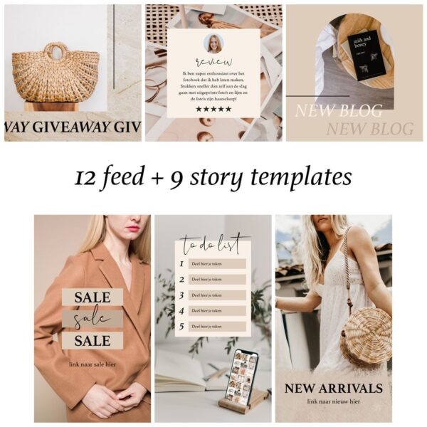 instagram template kit