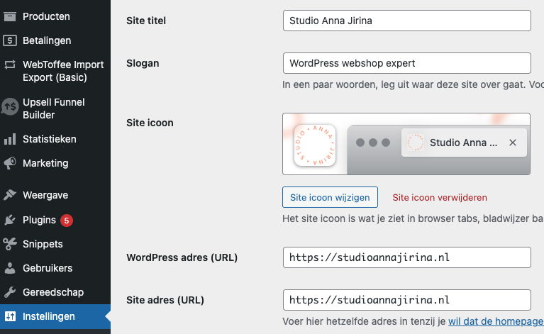 webshop site titel en omschrijving invullen | WordPress webshop SEO optimalisatie | Webshop optimalisatie SEO titel en SEO omschrijving