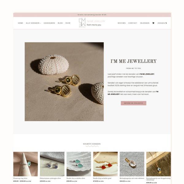 Webshop voor Imme Jewellery