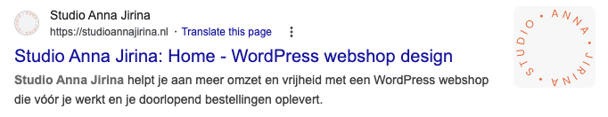 Studio Anna Jirina | WordPress webshop expert | WooCommerce webshop laten maken