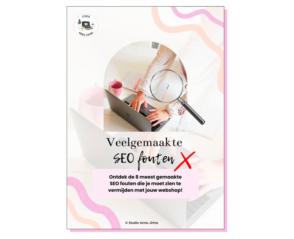 gratis e-book SEO veelgemaakte SEO fouten door webshops | SEO optimalisatie webshop