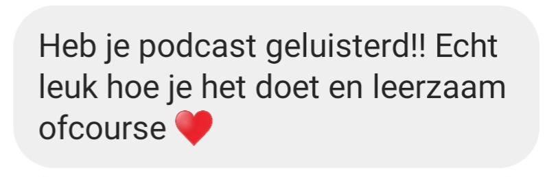 podcast Studio Anna Jirina dit zeggen luisteraars