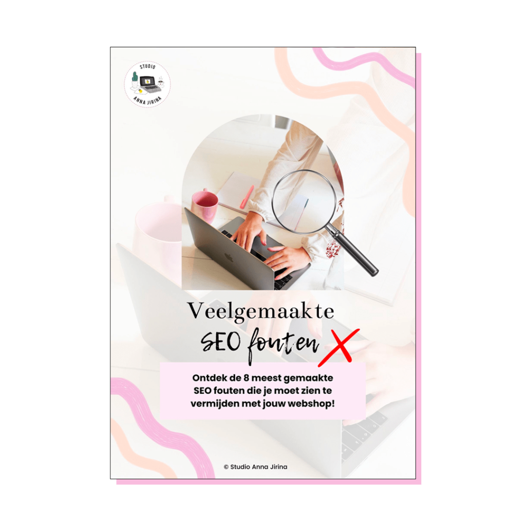 e-book SEO fouten | SEO optimalisatie webshops | Webshop SEO
