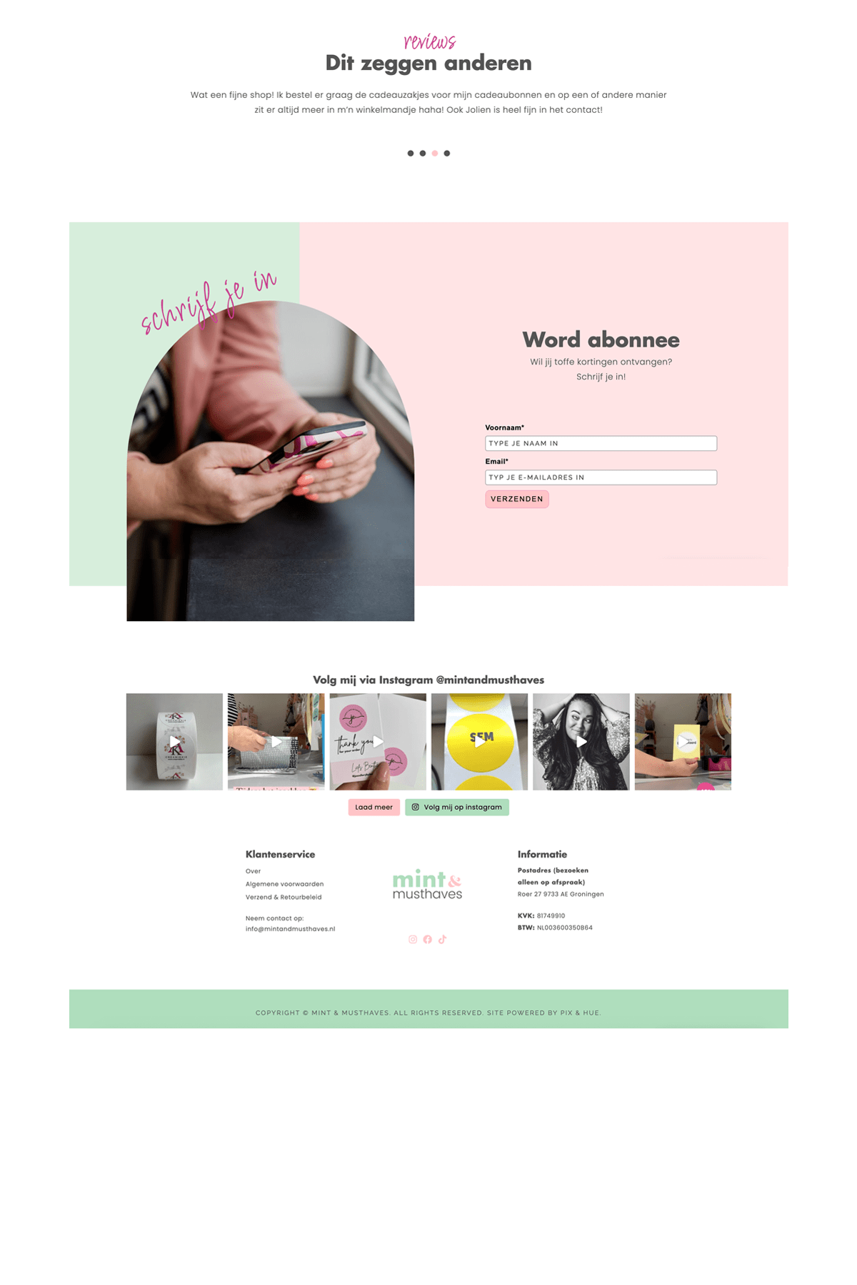 betaalbare webshop laten maken - WordPress webshop ontwerp inspiratie