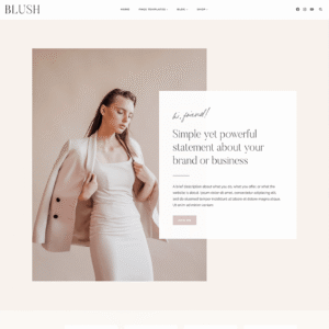 wordpress kadence thema blush | wordpress thema webshop | woocommerce webshop maken