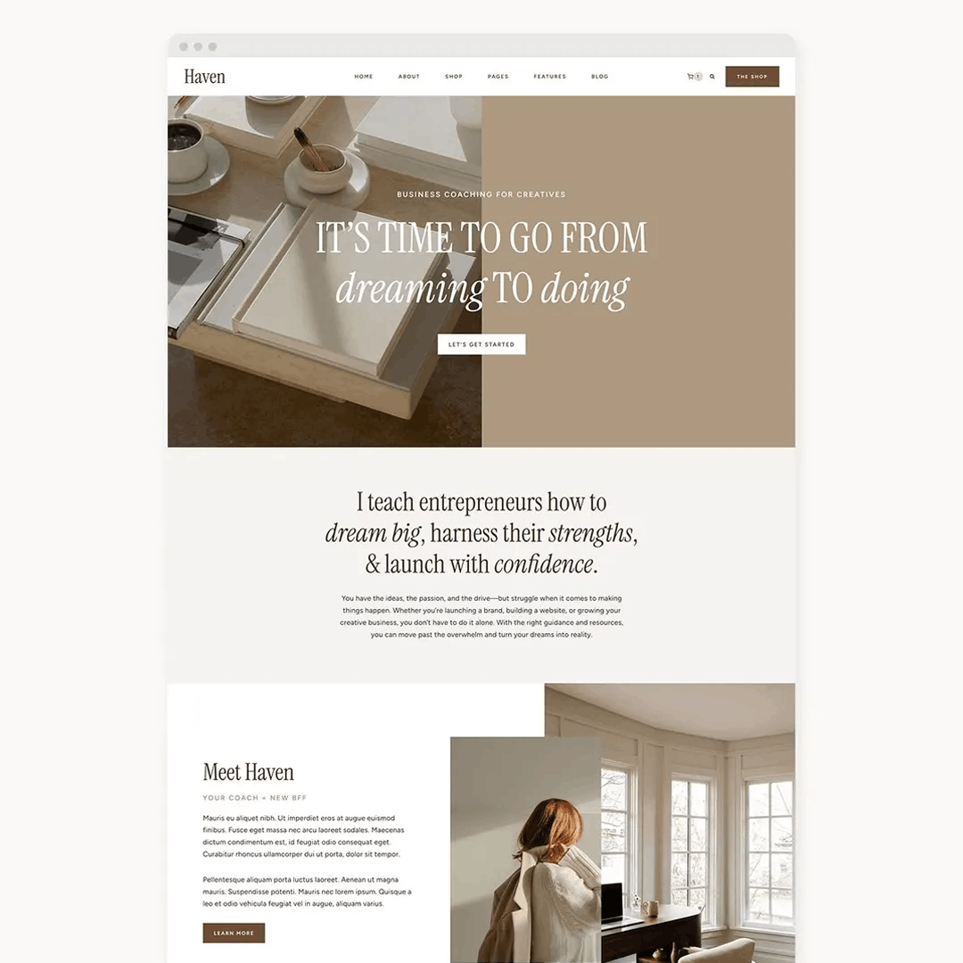 WordPress thema Haven - Afbeelding 3