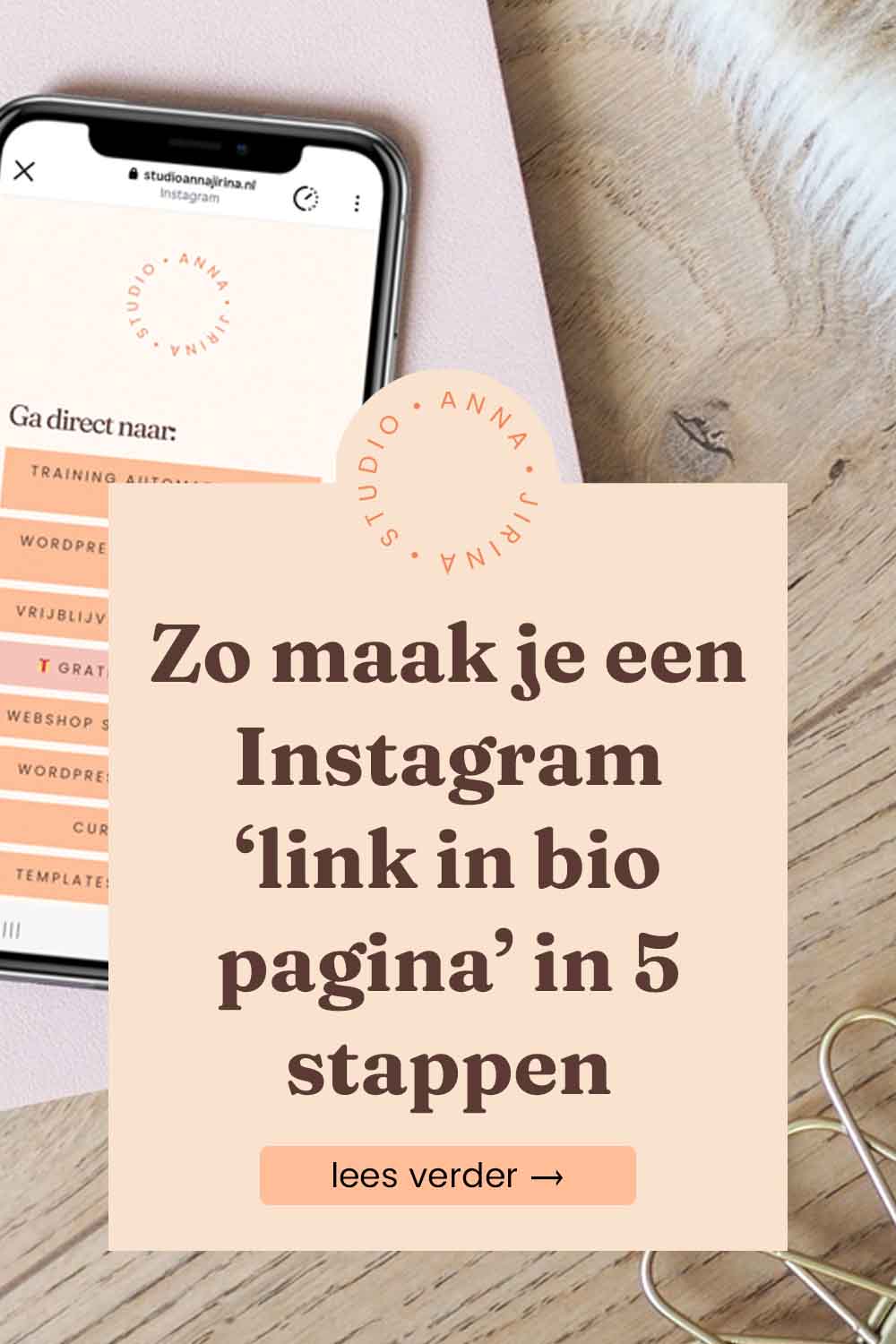 tutorial instagram link in bio maken in 5 stappen