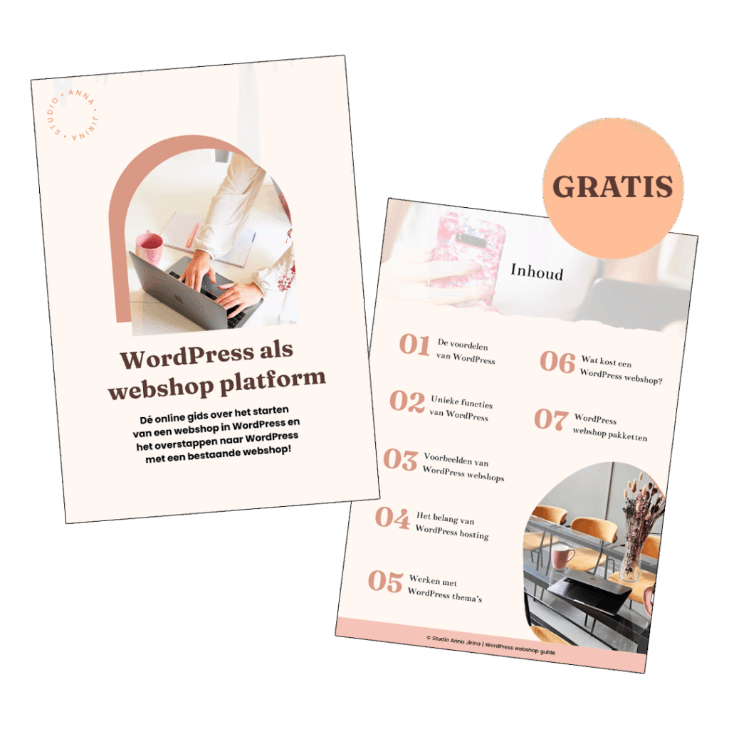 WordPress webshop maken | gratis wordpress gids voor webshops