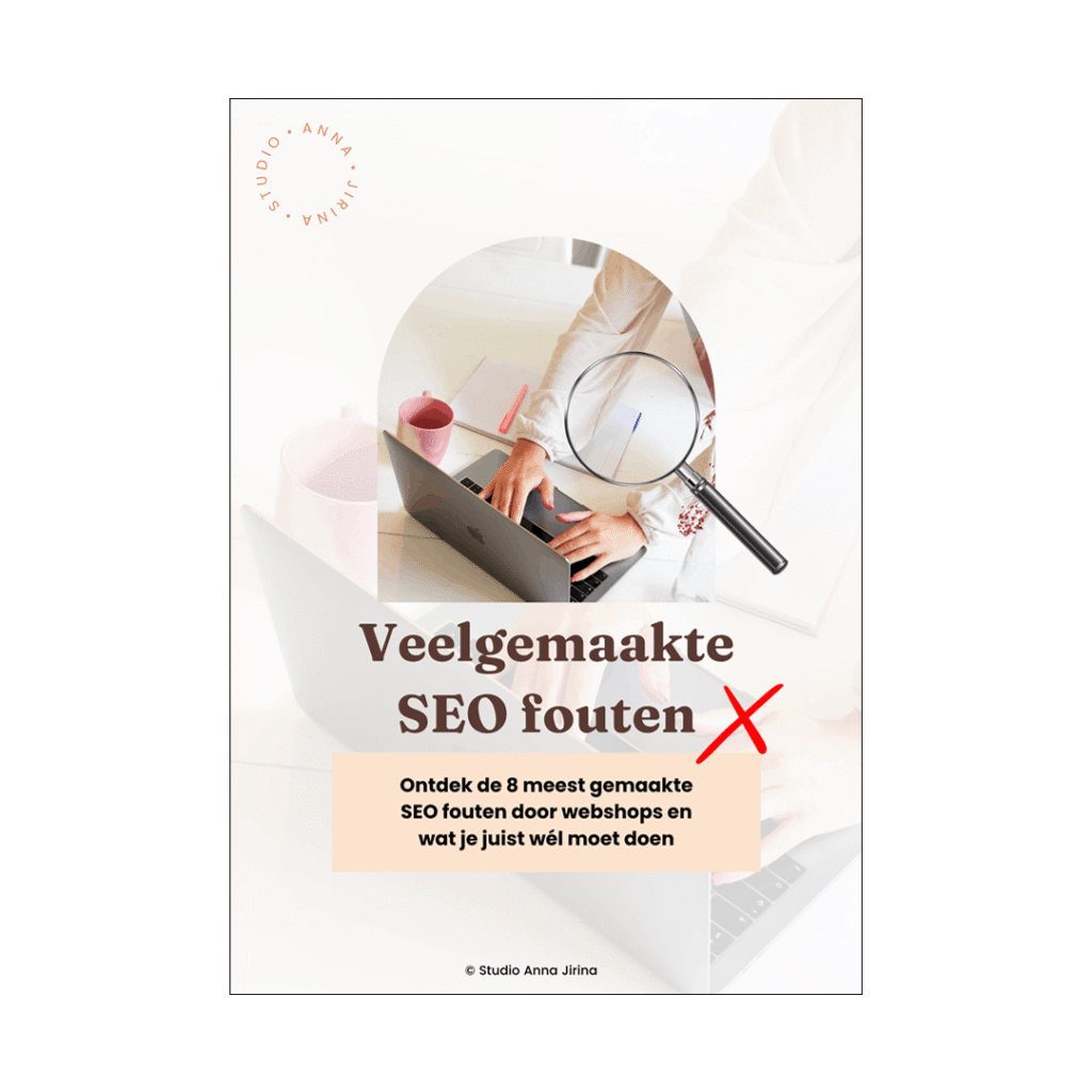 gratis e-book SEO veelgemaakte SEO fouten door webshops | SEO optimalisatie webshop