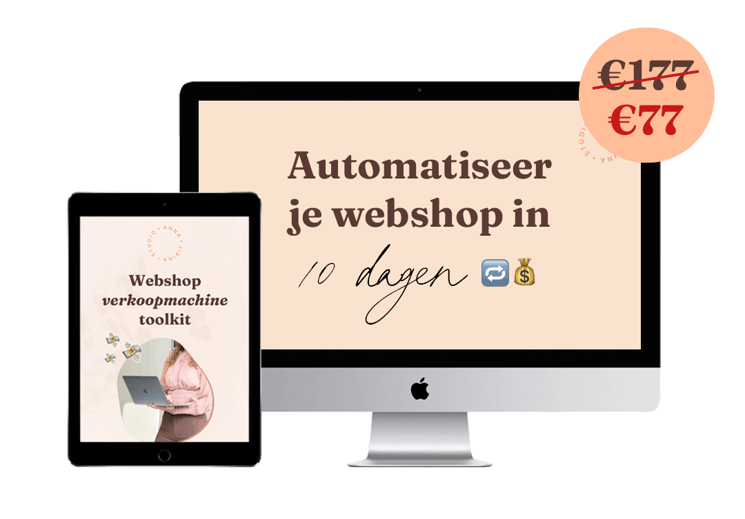 mockup training automatiseer je webshop in 10 dagen