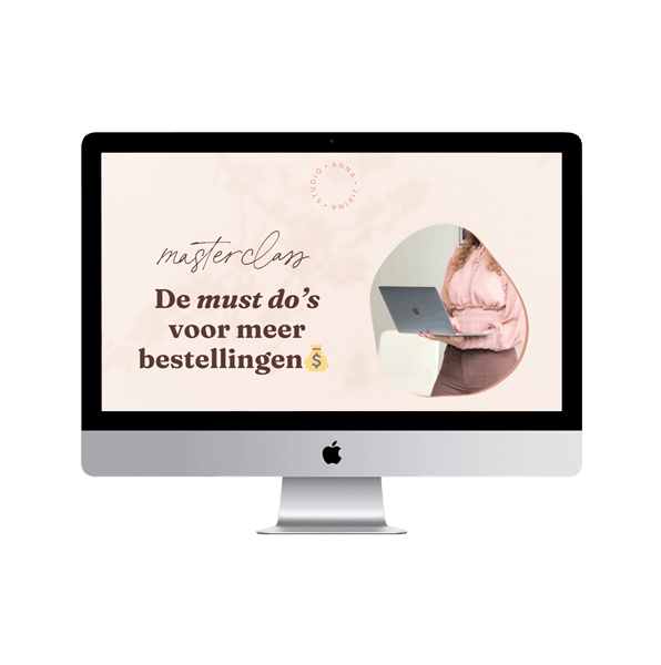 gratis masterclass de must do's voor meer webshop bestellingen | Webshop tips voor beginners | webshop starten tips | webshop laten groeien
